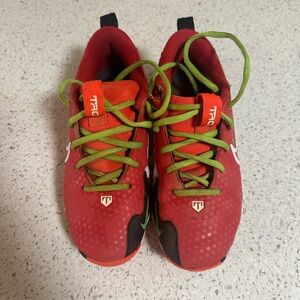 Nike baseball spikes, Mike Trout. Kids size 2